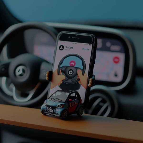 Quel type de support de smartphone est le plus adapté pour une utilisation en conduite sur une Smart ForTwo ?